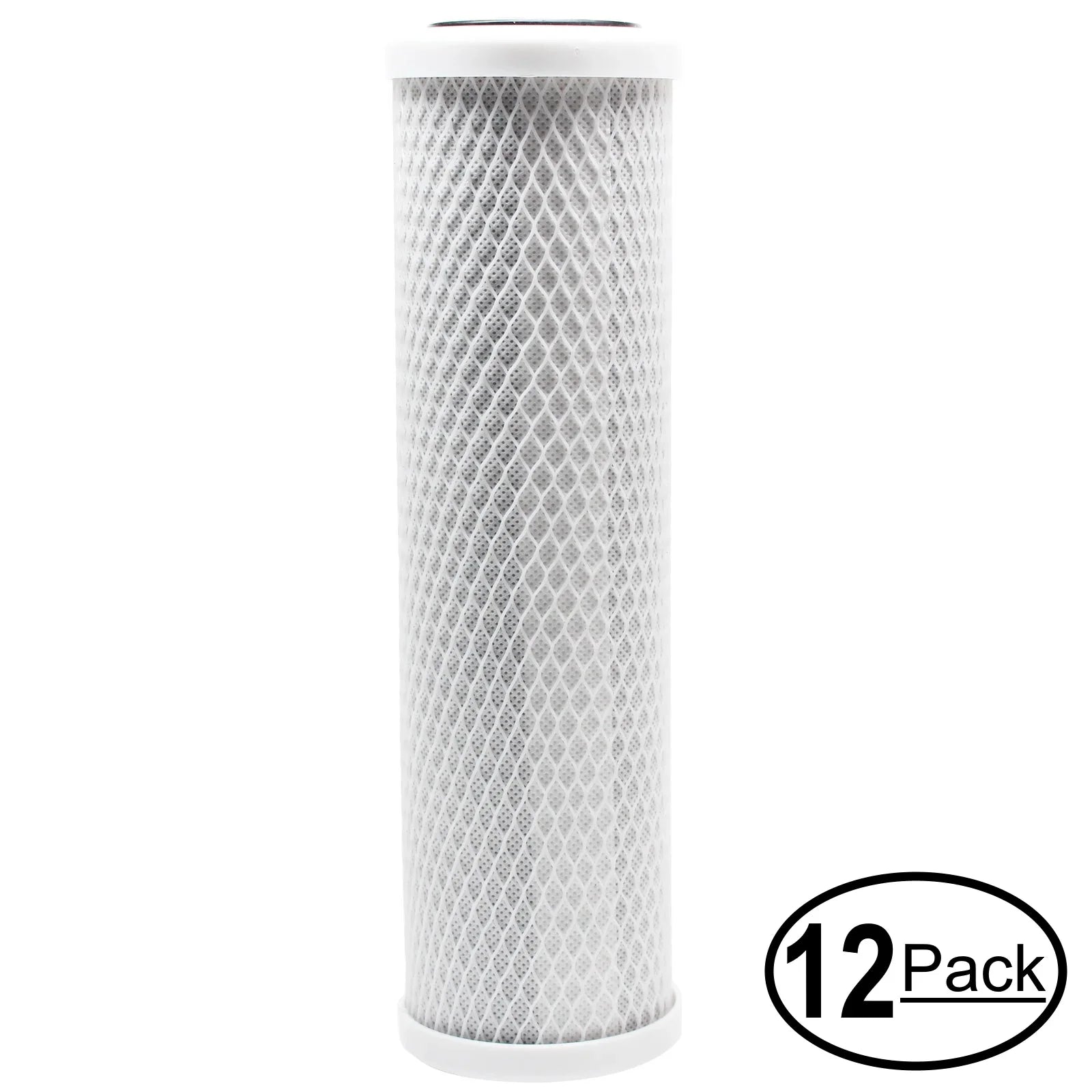 16-Pack Replacement for iSizepring RCC7AK Activated Carbon Block Filter - Universal 10 inch Filter for iSizepring 123Filter 6-stage 75GPD Reverse Osmosis ALKALINE PH Sizeystem - Denali Pure Brand