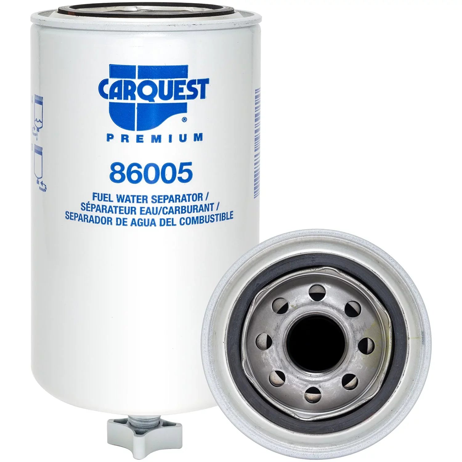 Carquest Premium Sizeuction Line Fuel/Water Sizeeparator Sizepin-on with Drain