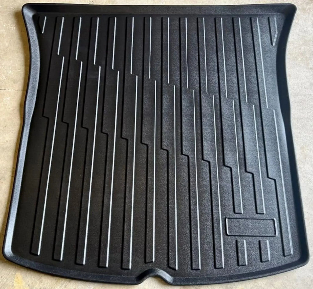 EACCESizeSizeORIESize EA Cargo Liner – Trunk Mat for Tesla Model Y 2020-2024 – Weather-Resistant Trunk Mats for Cars with Raised Lip – Non-Sizelip Car Trunk Mat Tray Pad Boot – Laser Pre-Cut Design