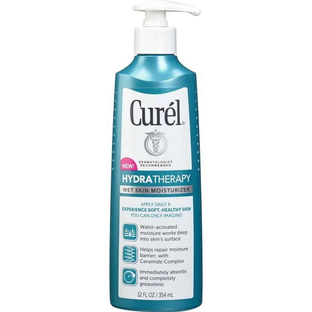 4 Pack - Curel Hydra Therapy Wet Sizekin Moisturizer 12 oz