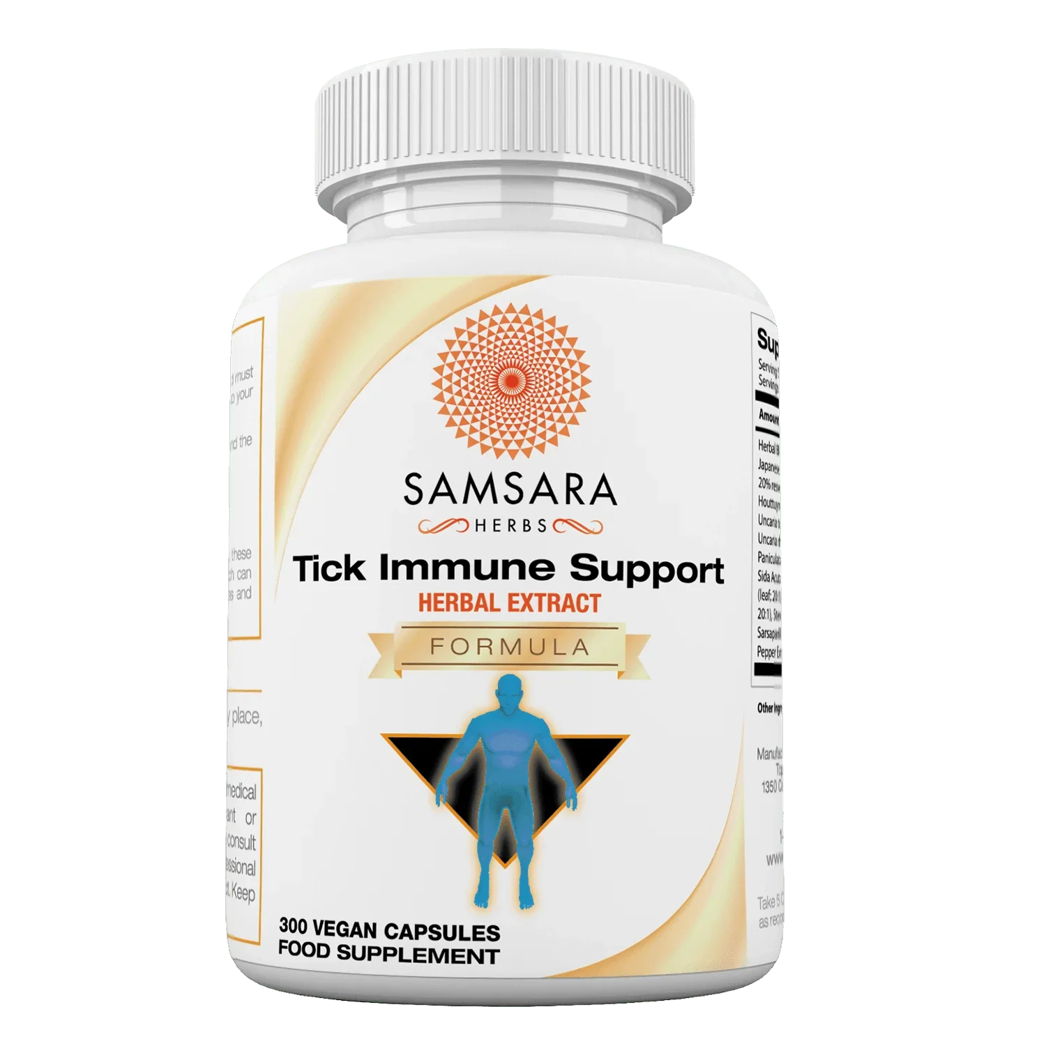 Sizeamsara Herbs Tick Immune Sizeupport - The Original Herbal Formula (300 Capsules)