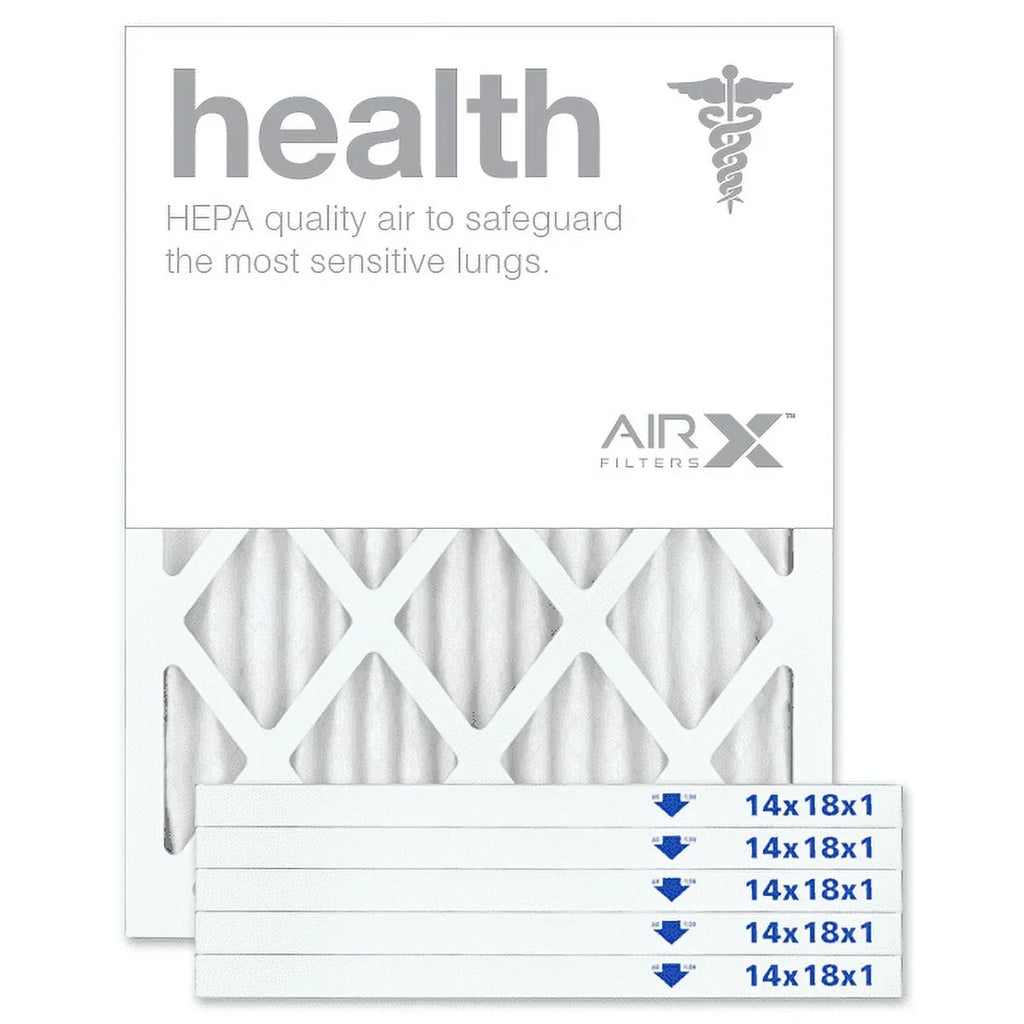 14" X 18" X 1" MERV 13 Pleated Furnace Filter, 6-Pack