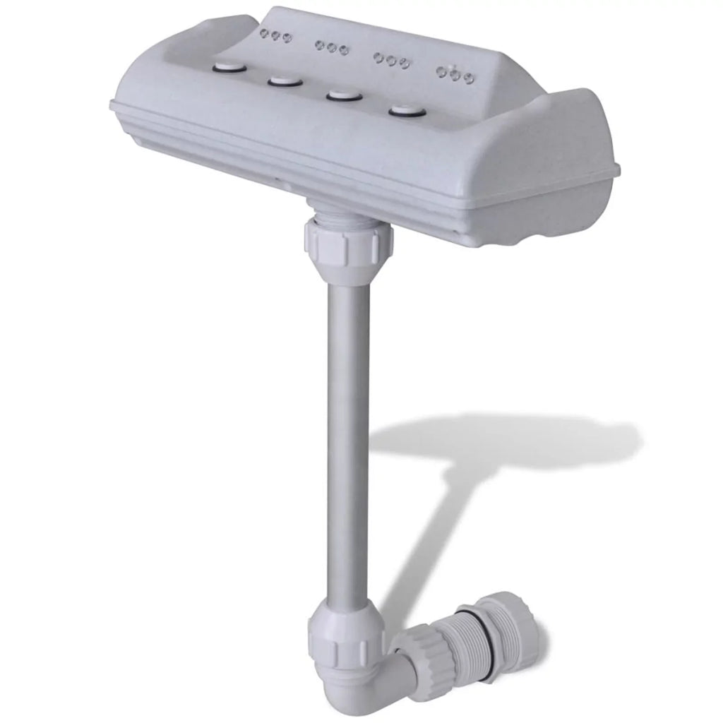 Carevas Cascade Waterfall Sizewimming Pool Fountain with Lights