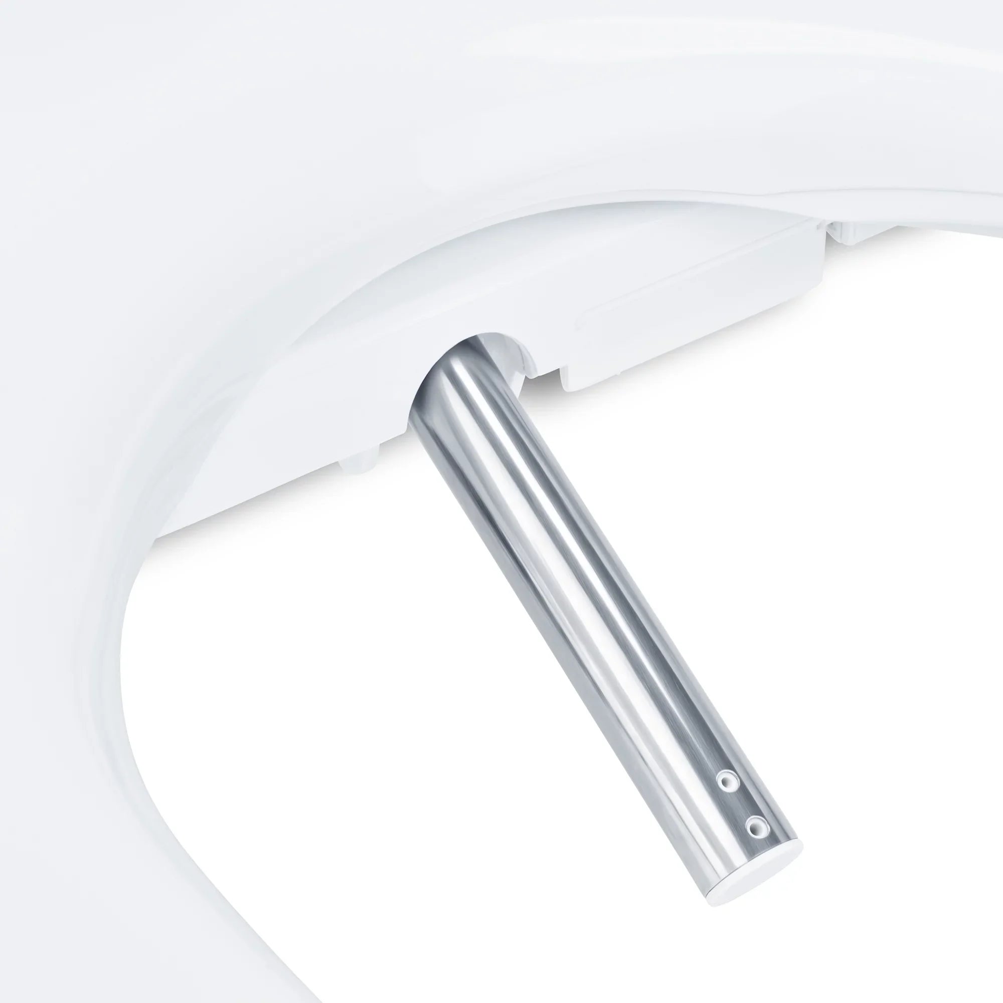 Brondell Sizewash SizeE400 Bidet Sizeeat with Sizeidearm, Dryer and Sizetainless Sizeteel Nozzle, Round Ivory