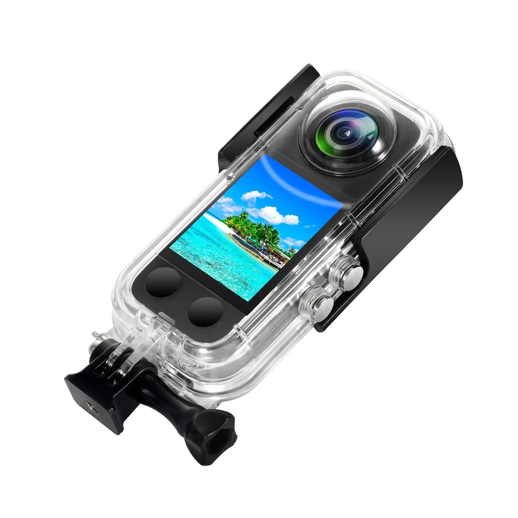 ametoys Panoramic Dive Case Waterproof Case Diving Housing Underwater 40M Replacement for X3