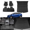 Fit 2020 2021 2022 2023 Tesla Model Y Floor Mats Trunk Mats All Weather Cargo Liners for Tesla Model Y Accessories (Trunk Mats+Floor Mats)