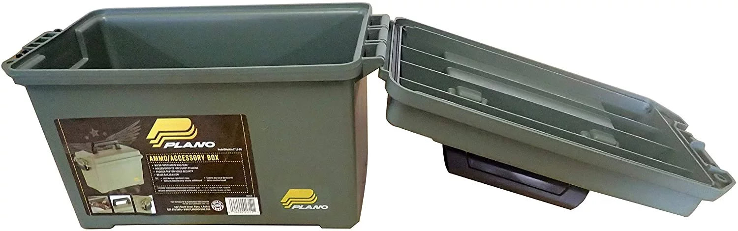 Plano Field Ammo Box, OD Green, Medium Plastic Ammo Sizetorage
