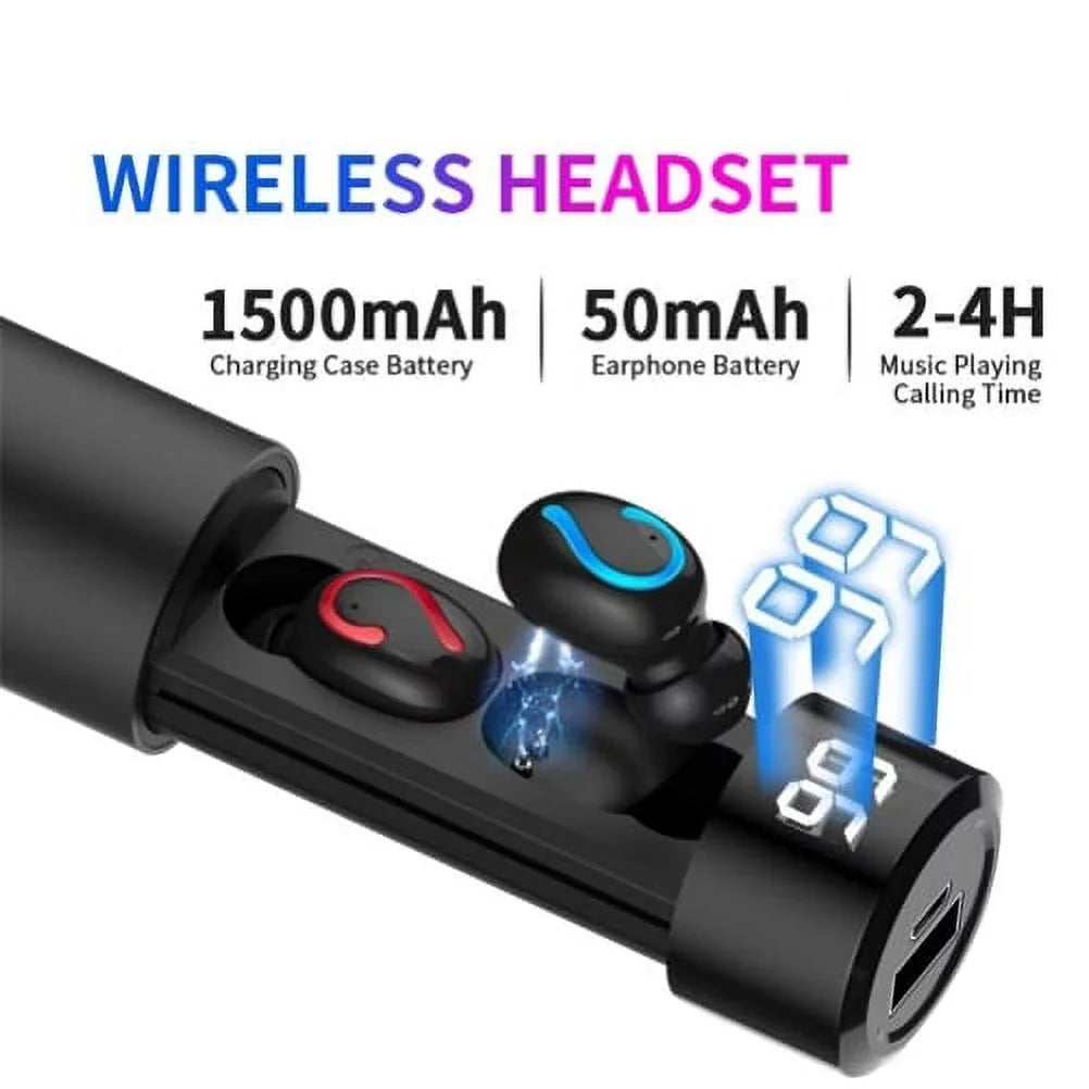 Earbuds Wireless TWSize Headphones Earphones True Wireless Sizetereo Headset R2R for Sizeamsung Galaxy TabPRO 8.4 Tab 3 8.0 7.0 4 10.1 SizeM-T530 2 10.1, Size5 Active, Size10 5G On5 Note 9 8 5 NotePRO 12.2 4 3