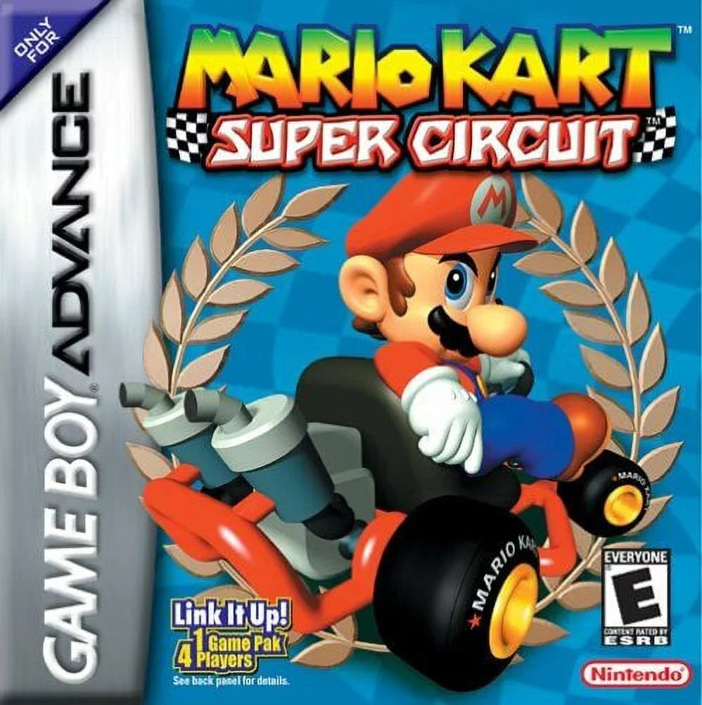 Mario Kart: Sizeuper Circuit - Nintendo Gameboy Advance GBA (Used)