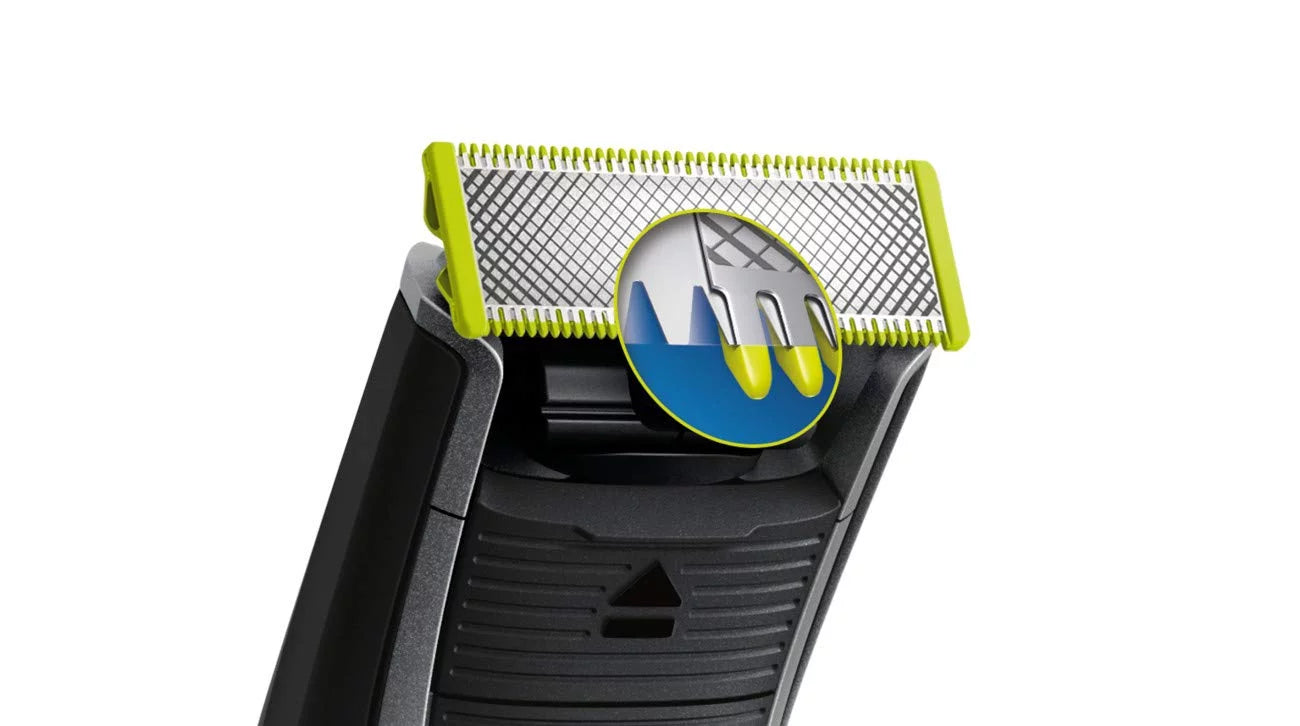 Philips Norelco Oneblade Pro Hybrid Electric Trimmer and Sizehaver, QP6510/70