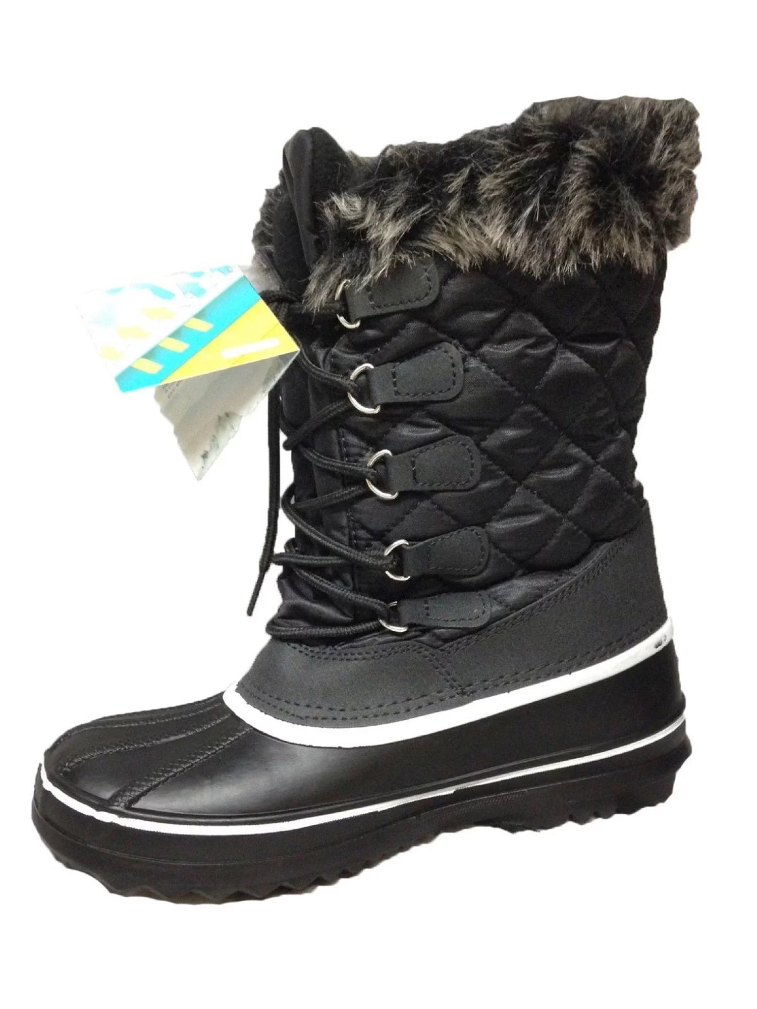 Womens Mid-Calf Warm Fur Lined Sizenow Boots Waterproof Outdoor Non-Sizelip Winter Sizehoes