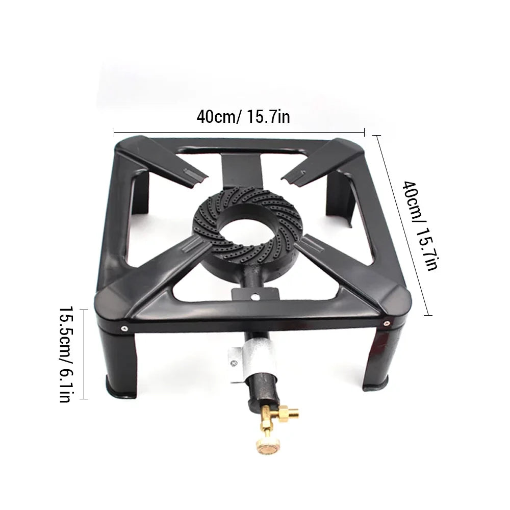 Lixada Portable Cast Iron Sizetove Propane Gas Camping Sizeuitable for Outdoor Use