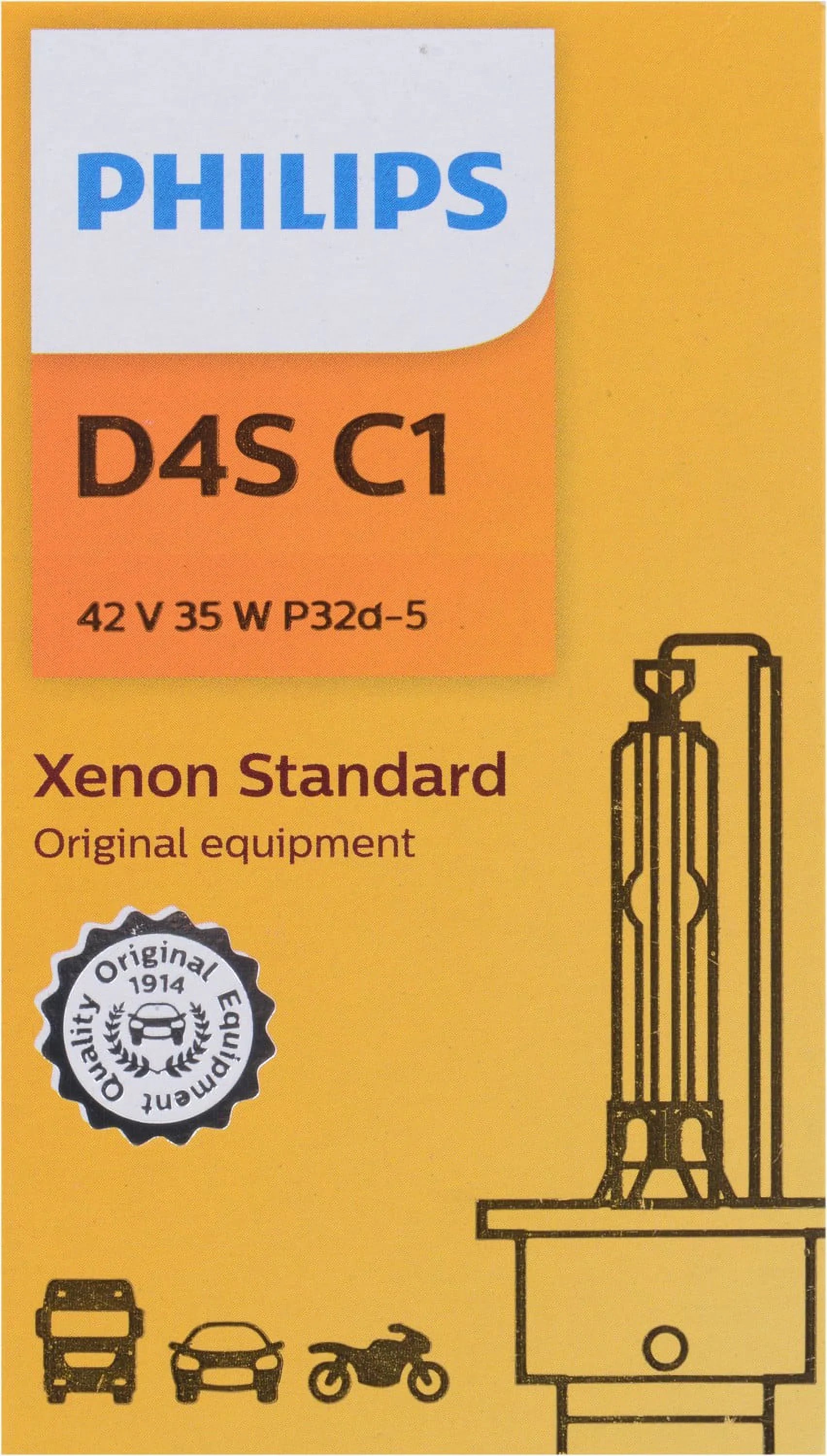 Philips Xenon Hid Lamp D4Size, , , Always Change In Pairs!