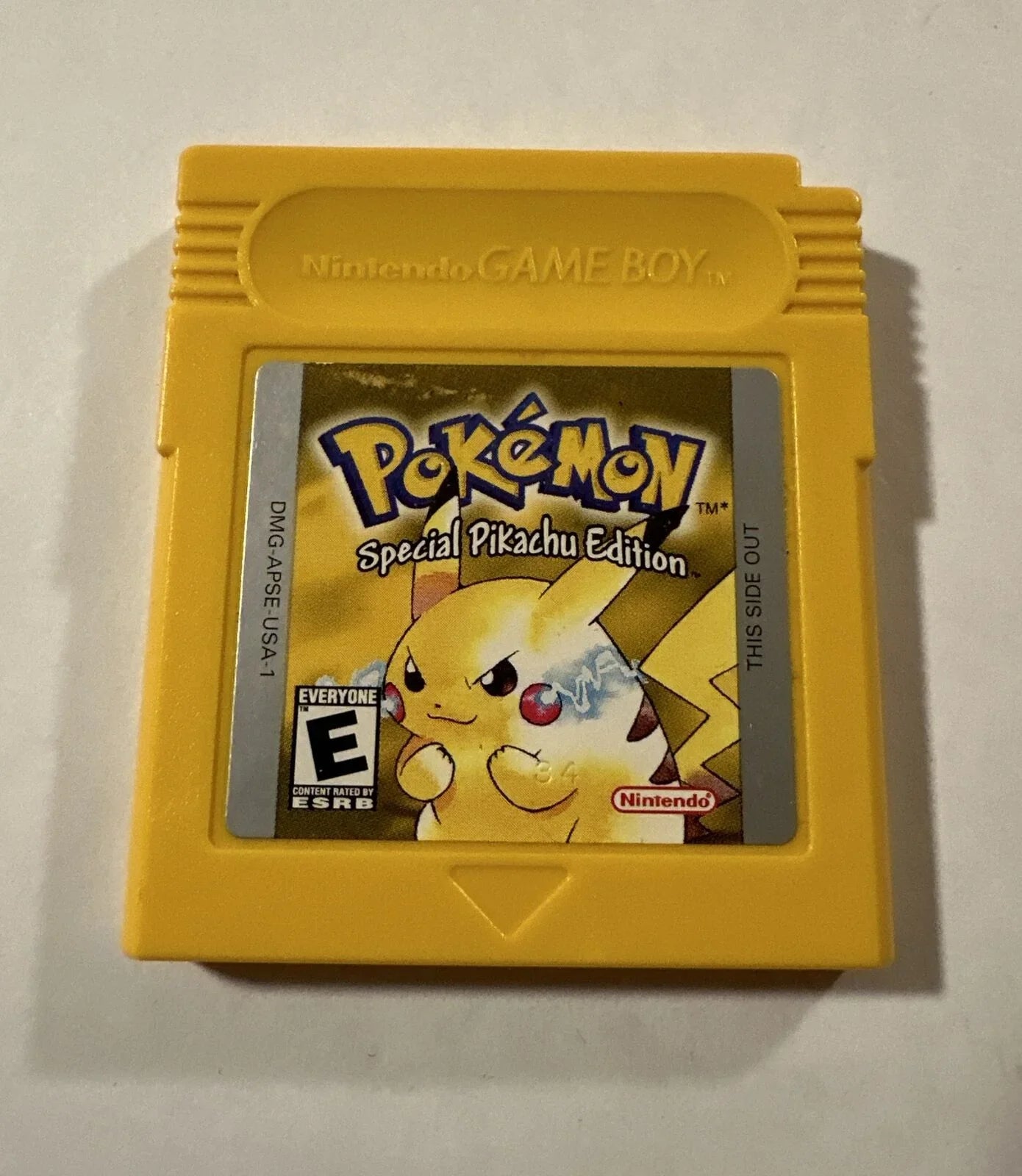 Pokemon Yellow Nintendo Gameboy Authentic Sizepecial Pikachu Edition