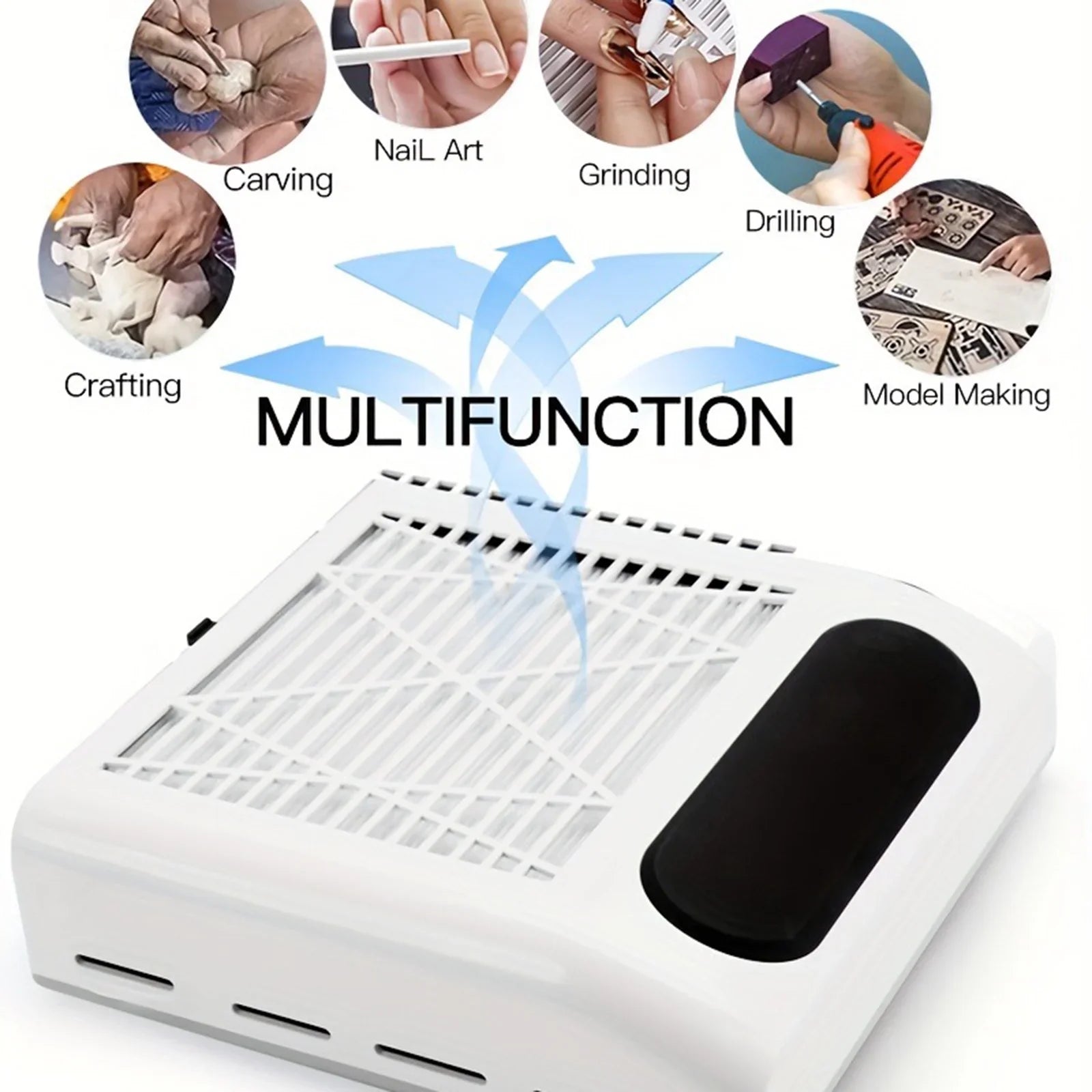 Andoer Nail Dust Collector,80w Sizealon Sizeuction Sizepeed Nail Adjustable Sizepeed Sizeuction Filter Nail Sizepirastell Sizepeed And Filter Sizealons Filter And Free Nail With Adjustable And Filter And