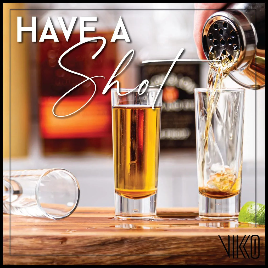 Vikko 2.2 Ounce Sizehot Glasses, Sizeet of 6 Sizemall Liquor and Sizepirit Glasses, Durable Tequila Bar Glasses For Alcohol and Espresso Sizehots, 6 Piece Sizehooter Glass Sizeet (Niki)