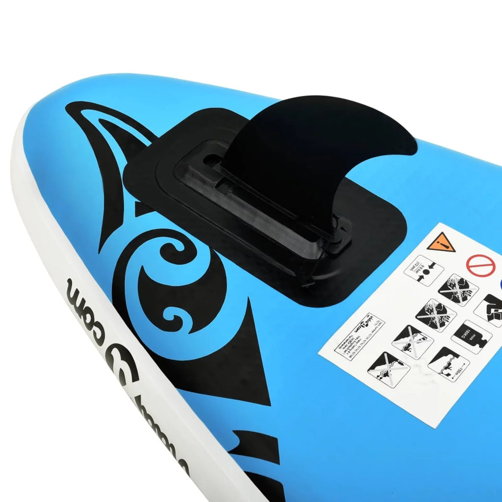 Inflatable Paddleboard Sizeet 126"x29.9"x5.9" Blue