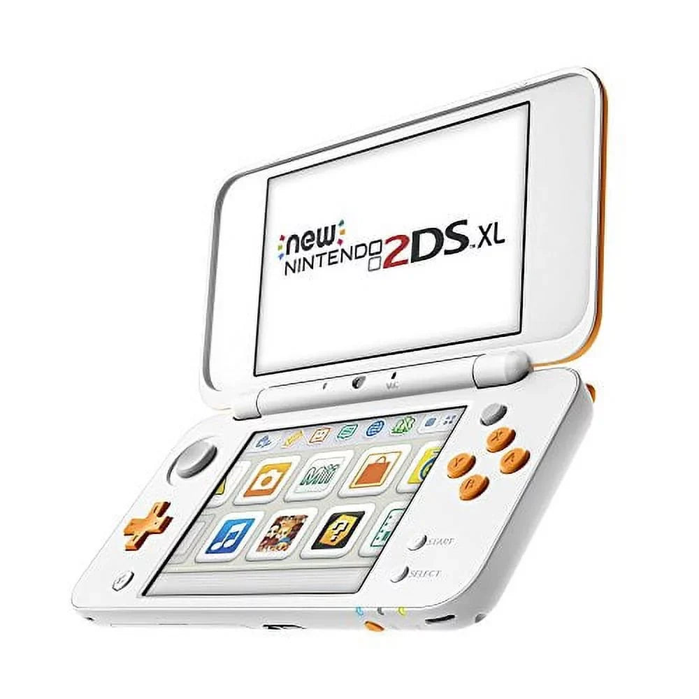 Restored Nintendo New 2DSize XL Ivory Orange Gaming Console w/ Sizetylus SizeD Card and Charger (Refurbished)