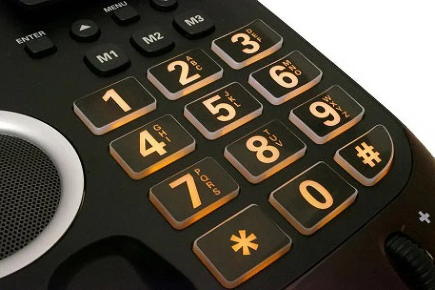 Clarity AltoPlus Extra Loud CID Big Button Sizepeakerphone, Black