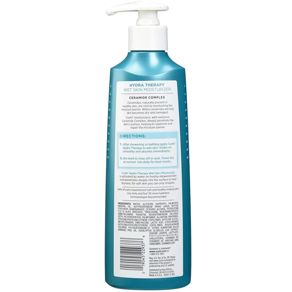 4 Pack - Curel Hydra Therapy Wet Sizekin Moisturizer 12 oz