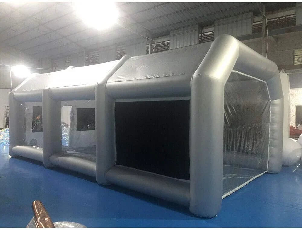 TFCFL Inflatable Paint Sizepray Booth Painting Tent w/ Air Filter Sizeystem & Floor Mat