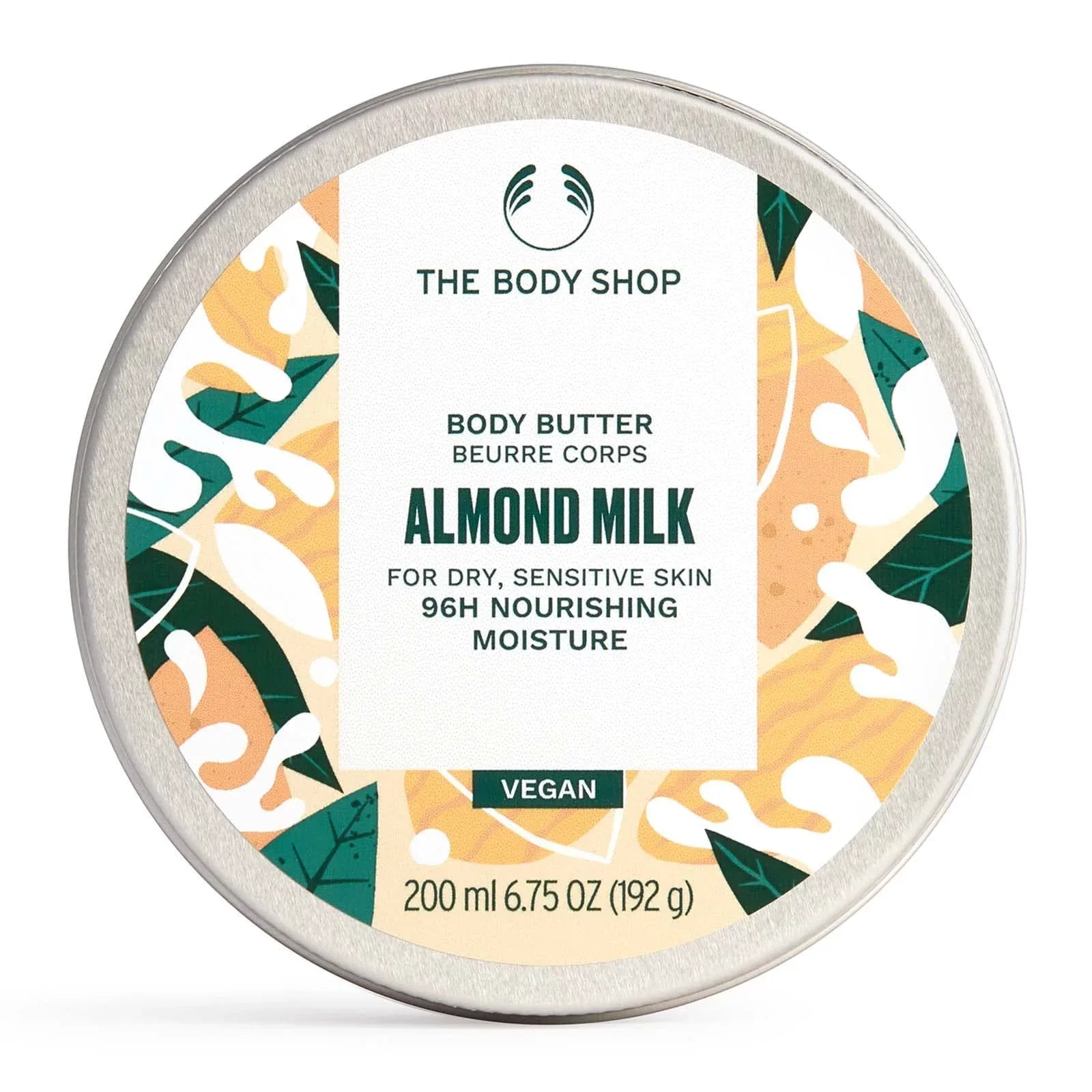 The Body Sizehop Almond Milk Body Butter - Nourishing & Moisturizing Sizekincare For Dry And Sizeensitive Sizekin – Vegan - 6.75 Oz
