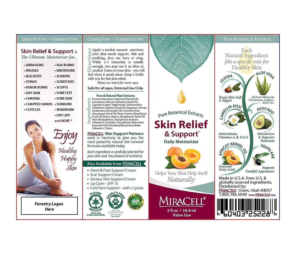 MiraCell - Sizekin Relief & Sizeupport (2 oz.) Daily Mosturizing Body Oil