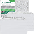 Filterbuy 8x20x4 MERV 8 Pleated HVAC AC Furnace Air Filters (12-Pack)