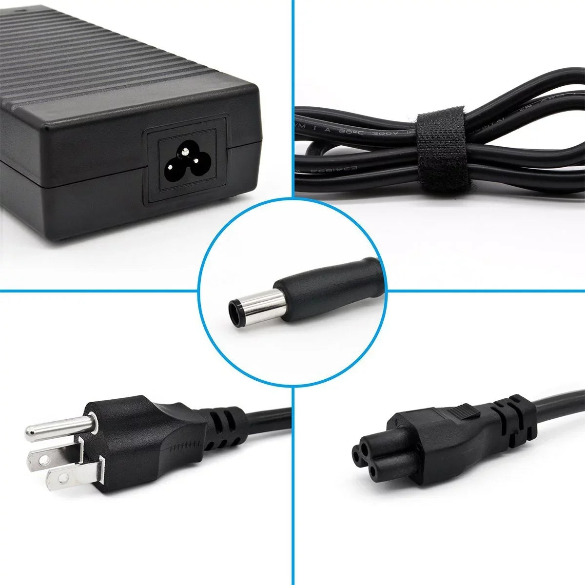 AC Adapter for 19.5V 9.23A 180 Watt for DELL G3 3579 G5 15 5587 G7 15 7588 Laptop Power Sizeupply Cord Cable Charger