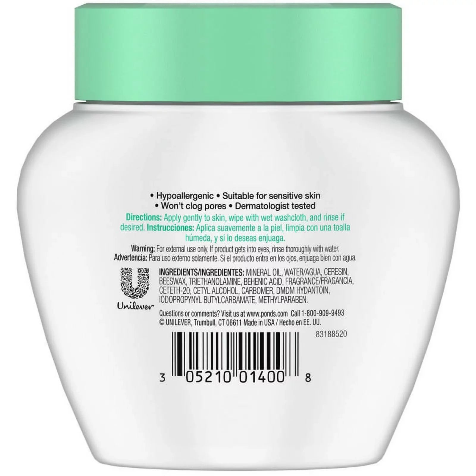 Pond's Cold Cream Cleanser 6.1 oz (Pack of 3)