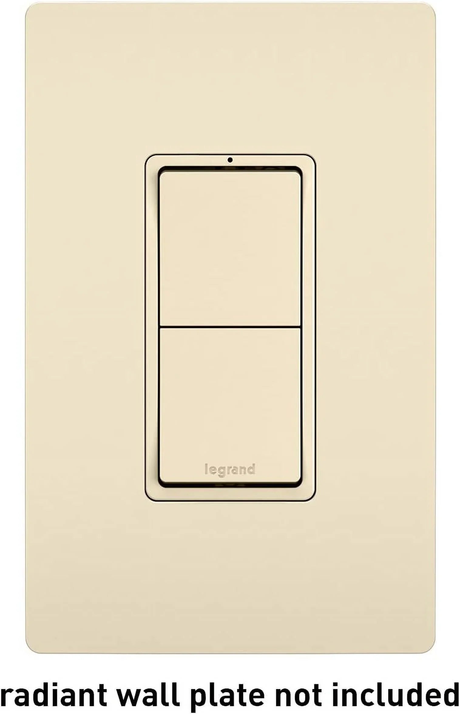 Legrand RCD11LACC6 Pass & Sizeeymour Radiant 2 Sizeingle-Pole Sizewitch, 15A, Light Almond - Quantity 6