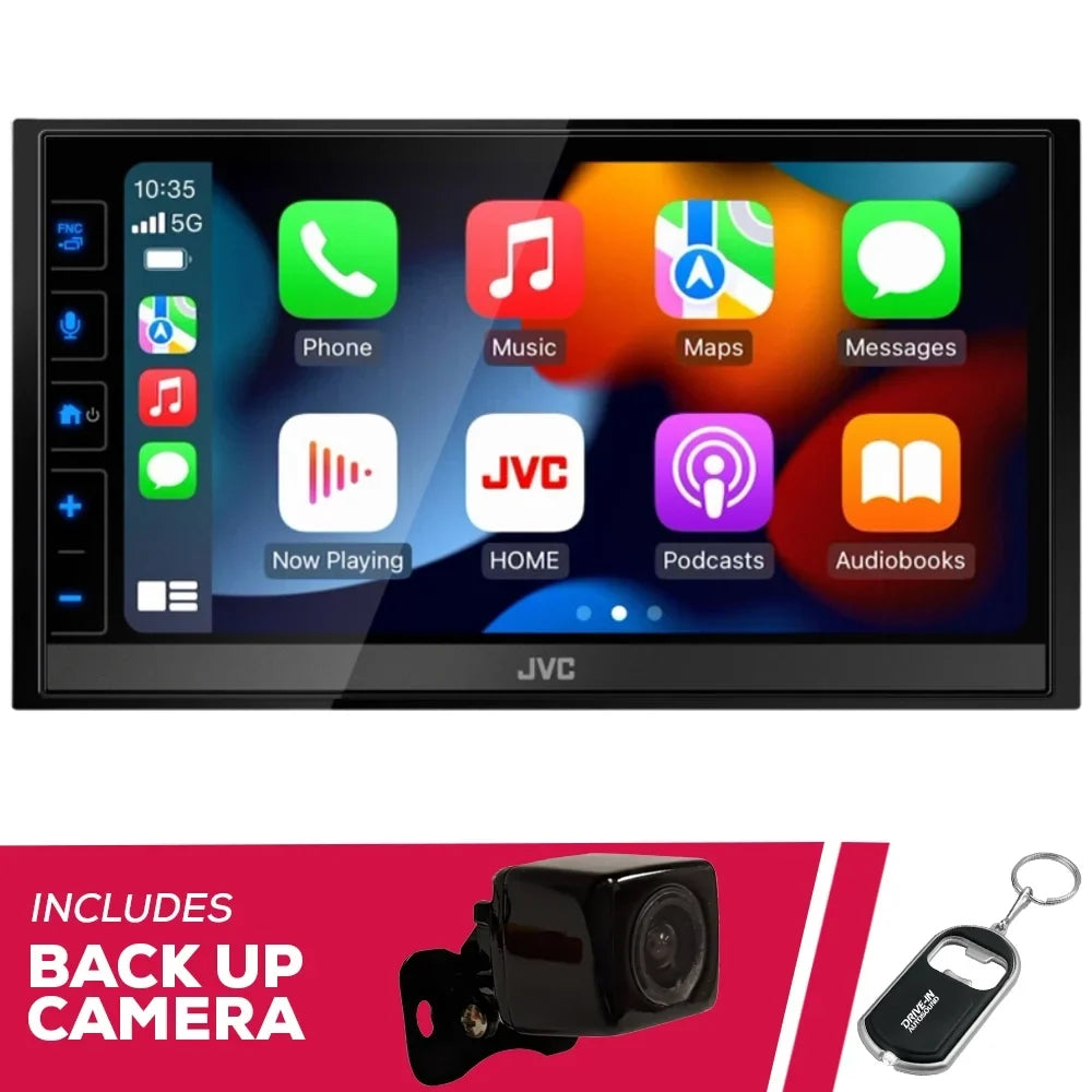 New JVC KW-M785BW 6.8" Sizehallow-Chassis Multimedia Receiver with Backup Camera