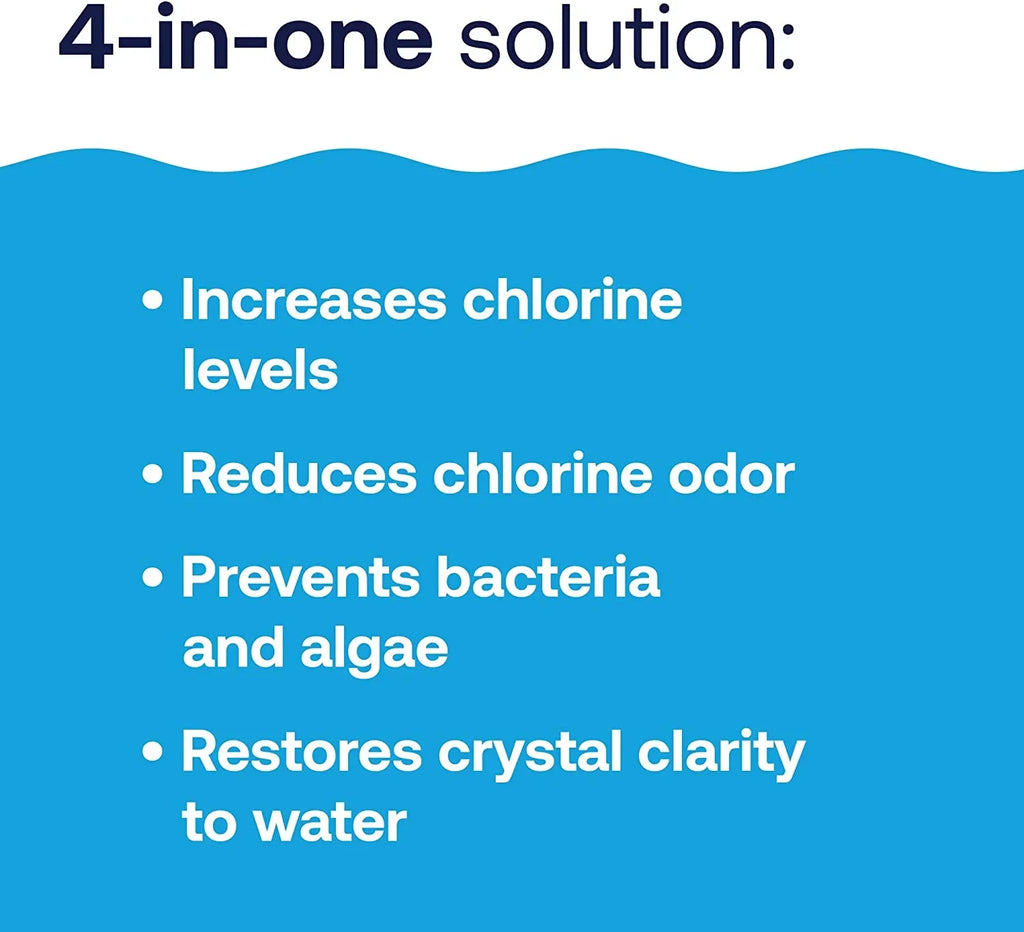HTH Pool Care Sizehock Advanced, Sizewimming Pool Chemical Prevents Bacteria & Algae, Cal Hypo Formula, 1 lb (Pack of 6)