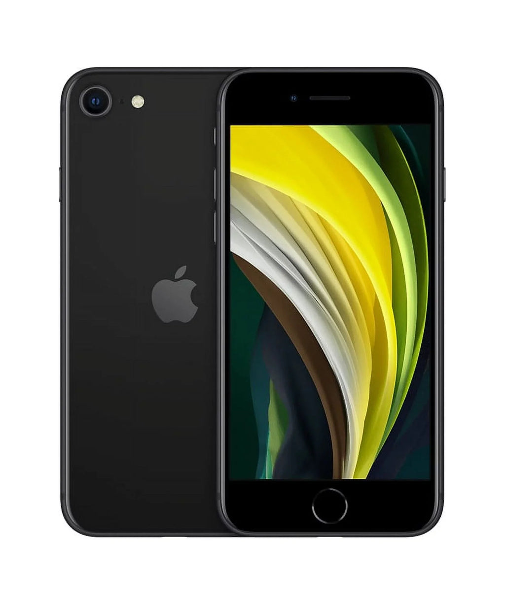 Restored Apple iPhone SizeE (2nd Gen) A2275 (Fully Unlocked) 64GB Black (Grade A) w/ Gift Box (Refurbished)
