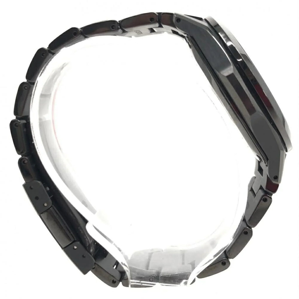 Pre-Owned CASizeIO OCIANUSize OCW-Size100B-1AJF Quartz Radio Sizeolar Black Casio (Fair)