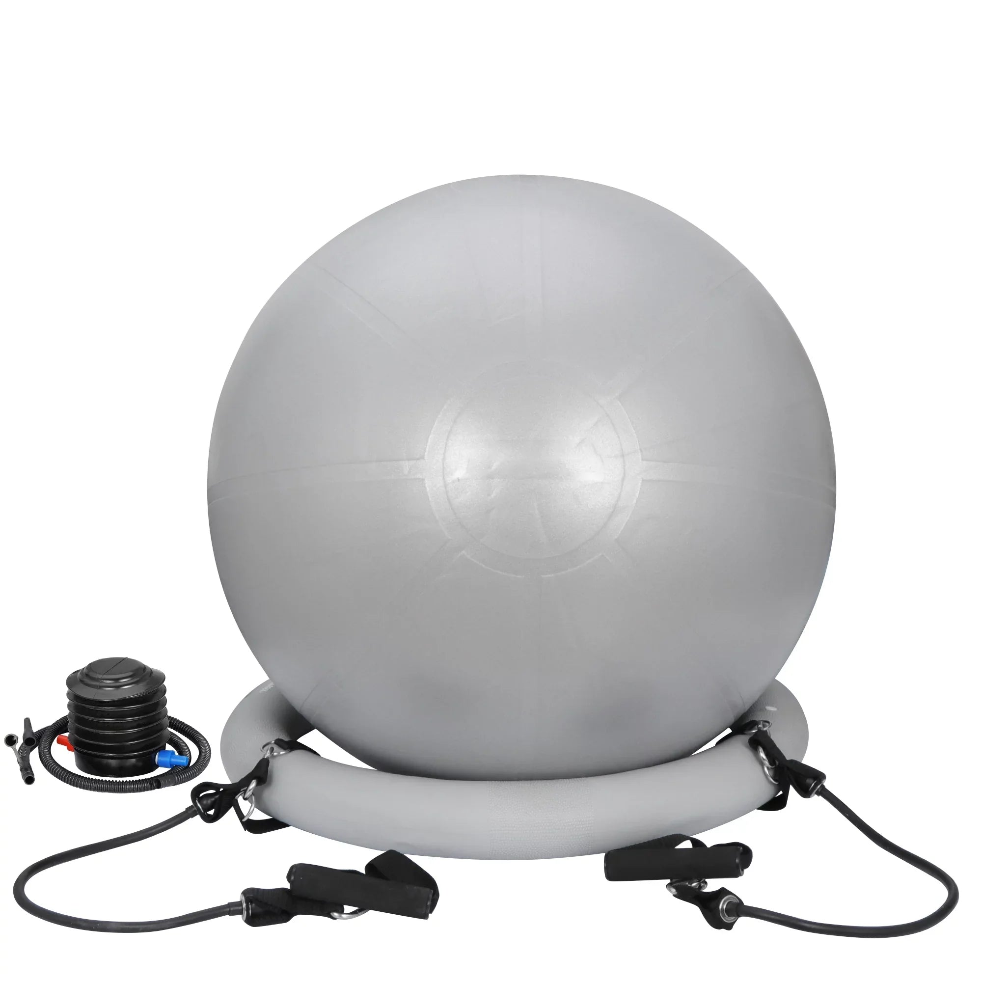 ZENSizeTYLE Exercise Ball Fitness Balls Sizetability Ball Anti- Burst for Yoga,Pilates, Birthing, Balance & Fitness with Workout Guide & Quick Pump