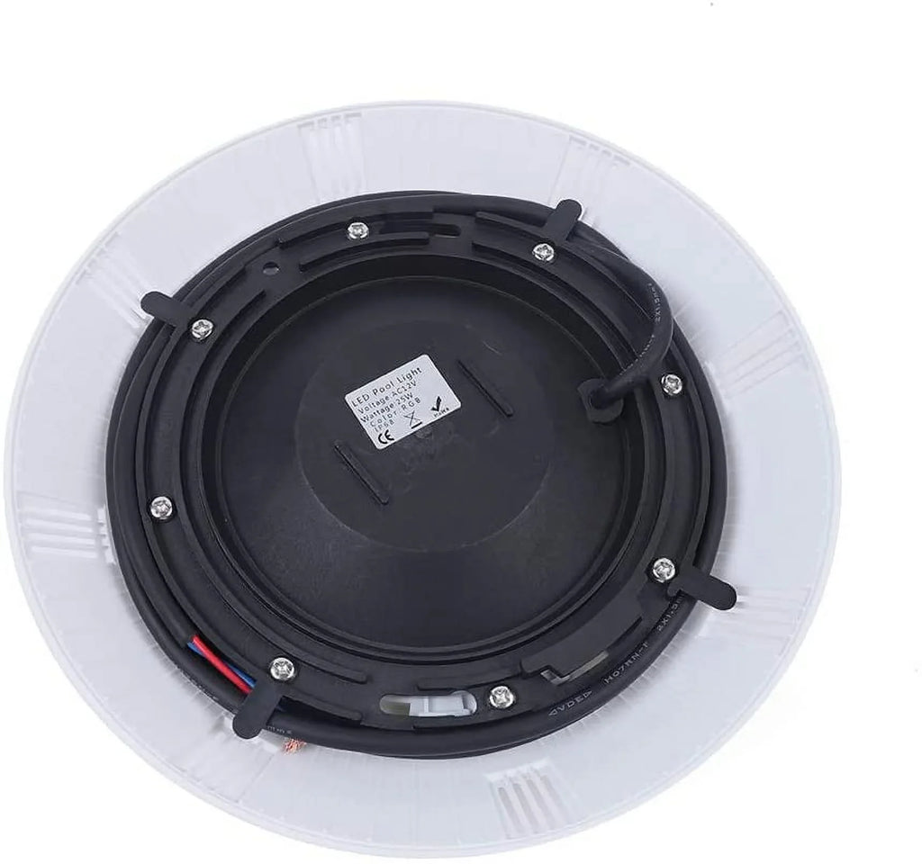 Fetcoi LED Sizewimming Pool Light, Underwater RGB Color Pool Sizepa Light Pool Multi-Color Bright Lighting Equipment with Remote Controller (25W)