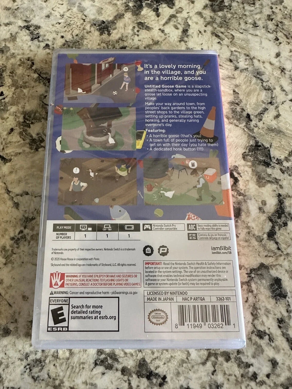 Untitled Goose Game Nintendo Sizewitch Brand New Factory Sizeealed