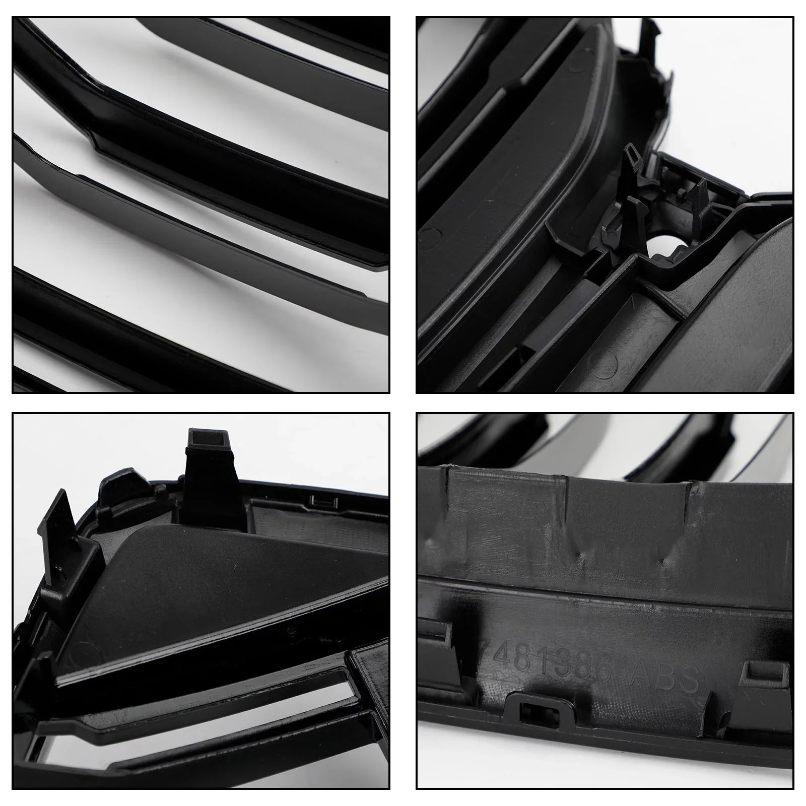 Front Bumper Grille Grill Fit for BMW X6 G06 M50i 2020-2022 W/Camera Hole Black