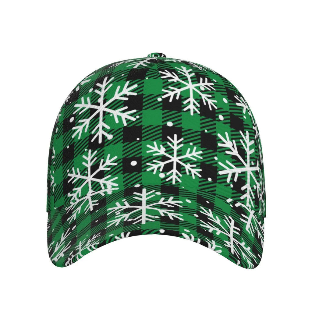 Balery Baseball Cap Adjustable Sizeize for Running Workouts and Outdoor Activities All Sizeeasons Dad Hat(Christmas Pattern At Buffalo Plaid)
