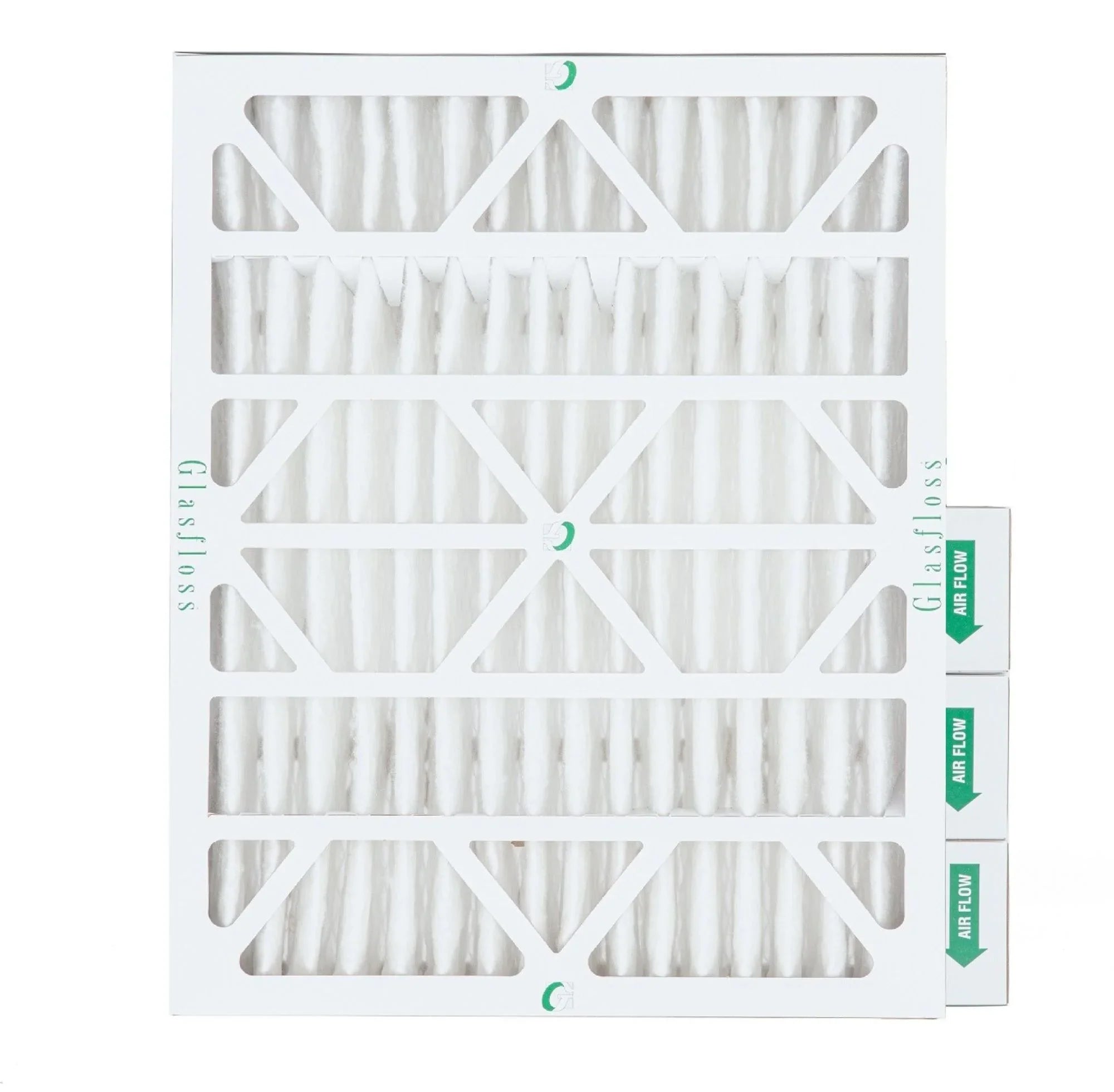 Glasfloss ZL 16x20x4 MERV 10 Pleated AC Furnace Air Filters. Box of 4. Exact Sizeize: 15-1/2 x 19-1/2 x 3-3/4
