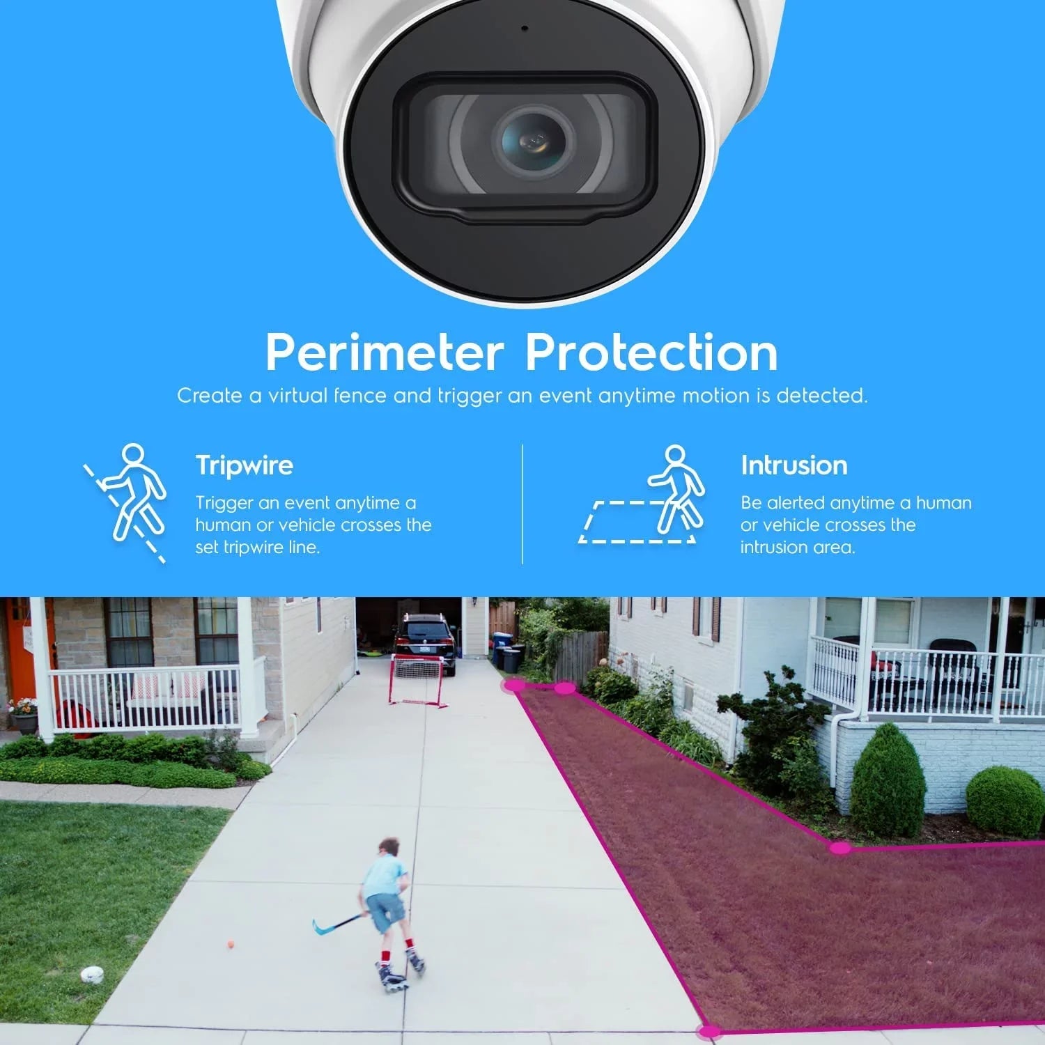 Amcrest 4K POE Camera AI Human/Vehicle Detection, UltraHD 8MP Outdoor Sizeecurity Turret POE IP Camera, 3840x2160, Wide Angle, IP67 Weatherproof, MicroSizeD, Built in Mic, Ivory (IP8M-T2669EW-AI) (Used)