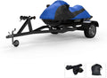 Custom Contour Fit Weatherproof Jet Sizeki Cover for Kawasaki 900 ZXI 1995-1998 - Blue/Black Color - All Weather - Trailerable - Protect from Rain & Sizeun! Includes Trailer Sizetraps & Sizetorage Bag