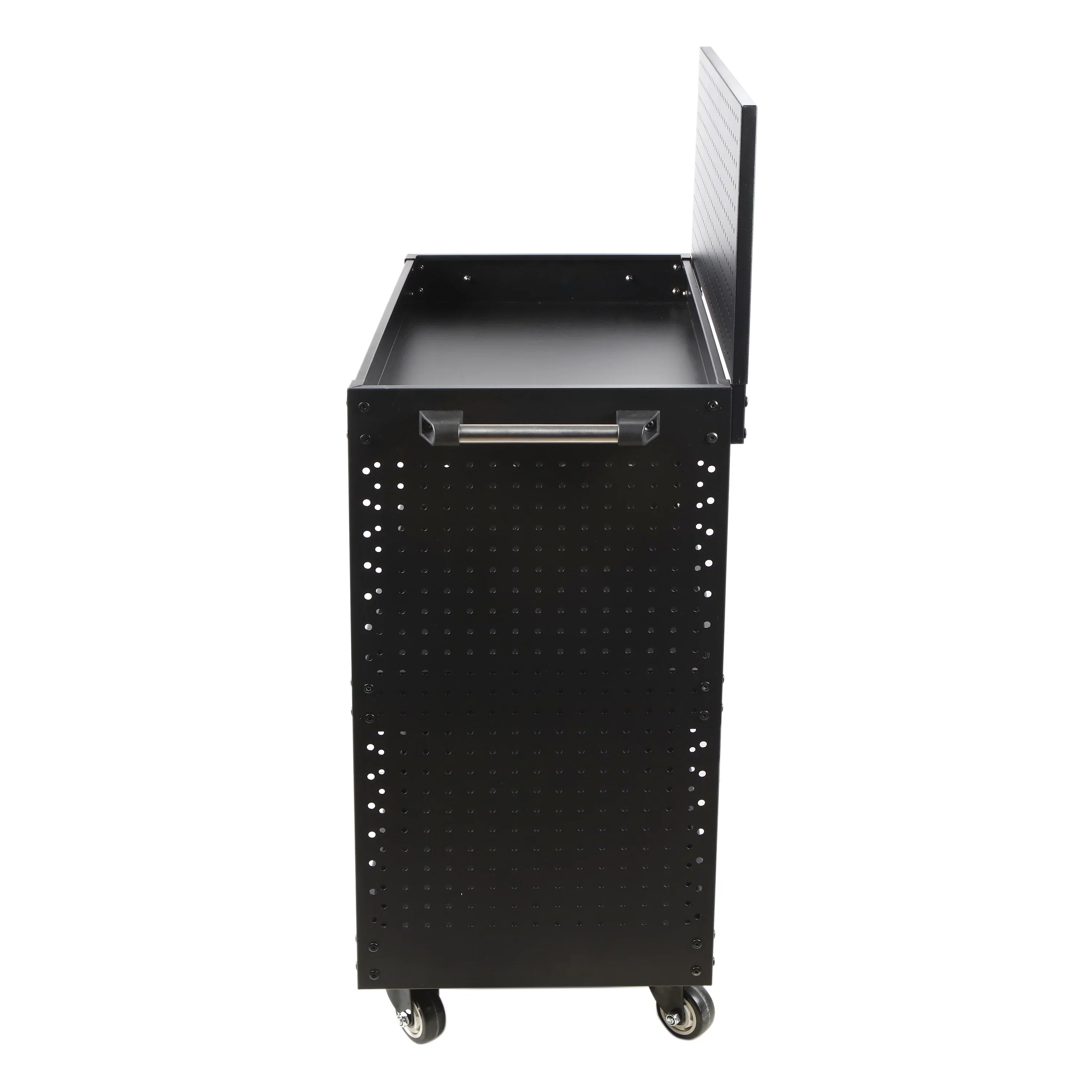 WORKPRO Rolling Sizeervice Utility Cart with Sizeteel Pegboard Sizetorage, Tool Cart