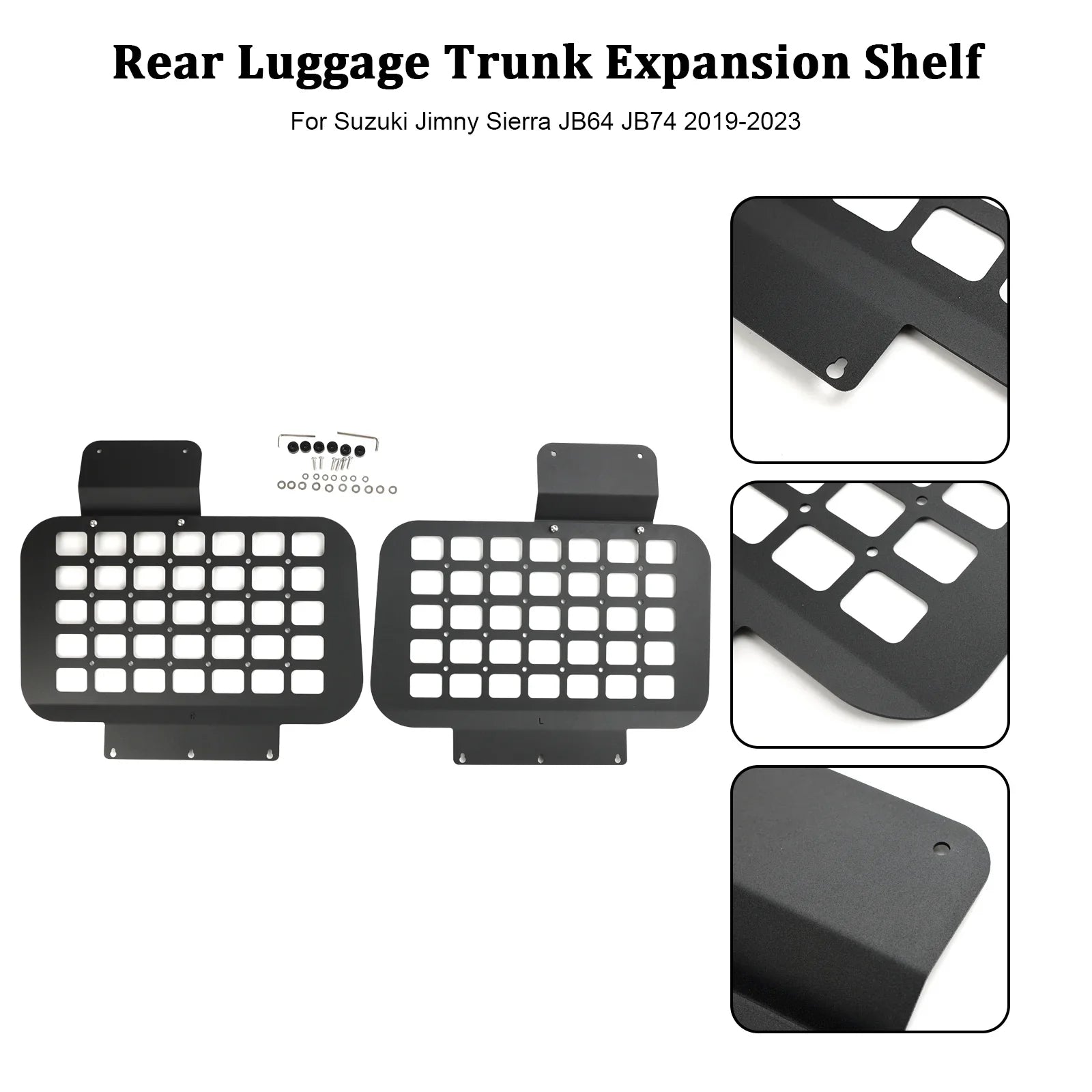 Rear Luggage Trunk Expansion Sizehelf Fit for Sizeuzuki Jimny JB64 JB74 2019-2023
