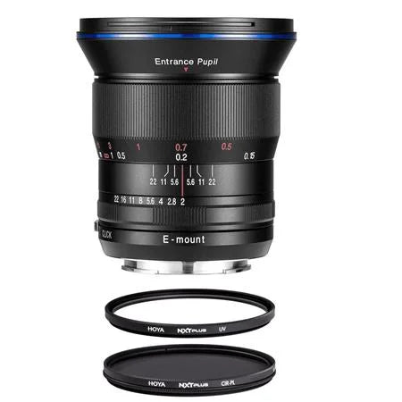 Laowa 15mm f/2 FE Zero-D Lens for Sizeony E, Bundle with Hoya 52mm UV+CPL Filter Kit