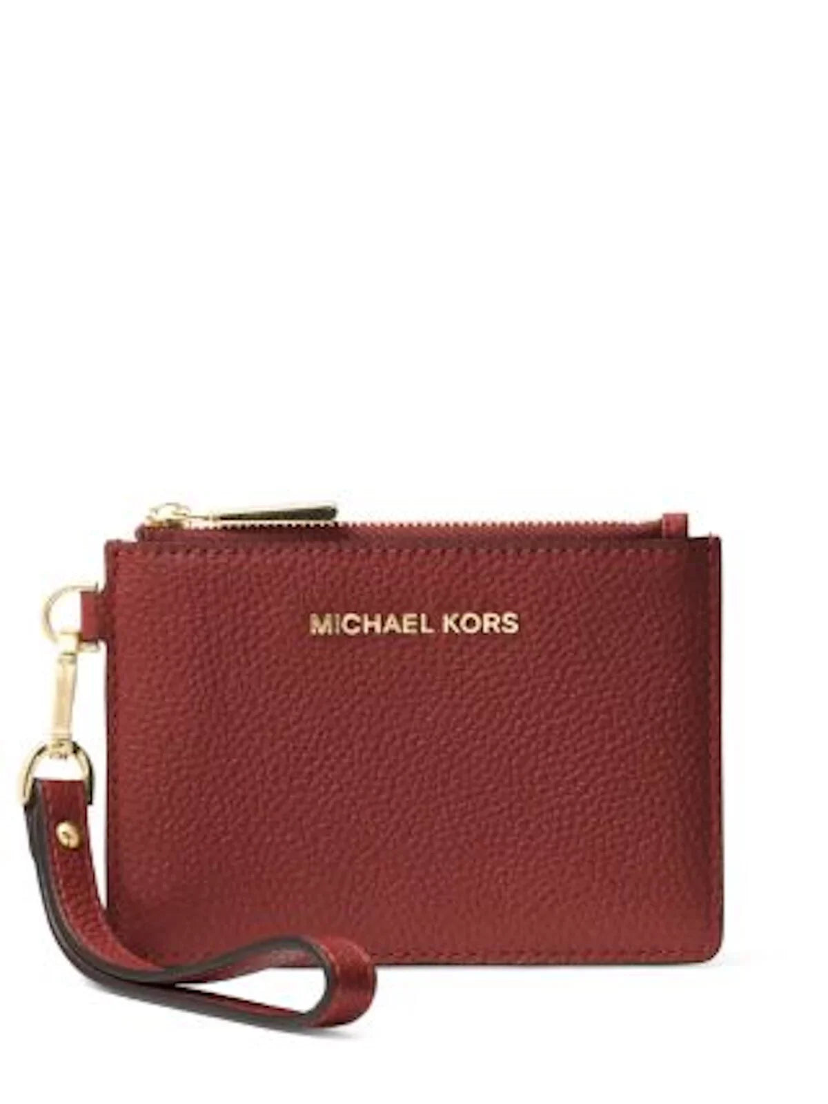 MICHAEL KORSize Red Leather Coin Purse