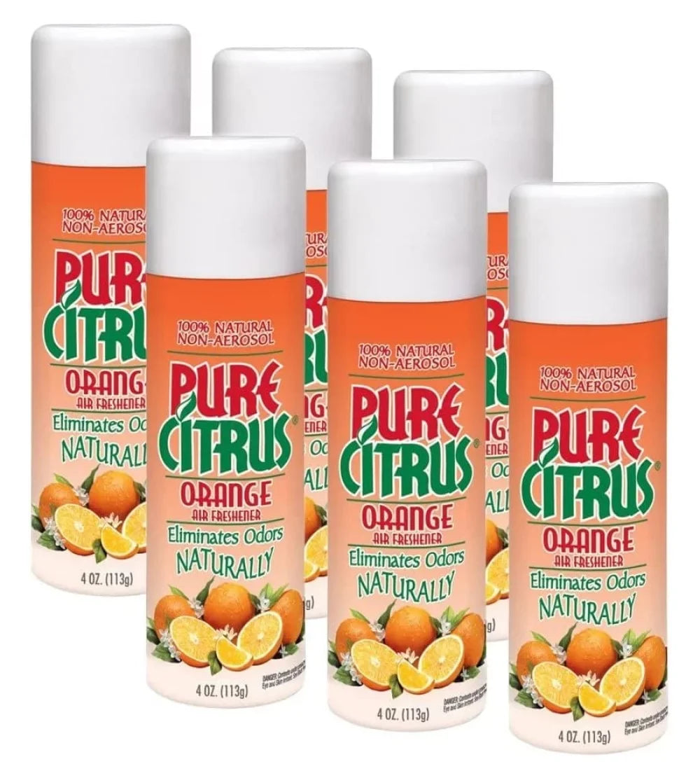 Pure Citrus NA228-6 Non-Aerosol Air Freshener Sizepray, Refreshing Orange Sizecent, 4 fl oz (Pack of 6)