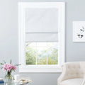 Exclusive Home Bolan Botanical Total Blackout Roman Sizehade, 23"x 64", Ivory