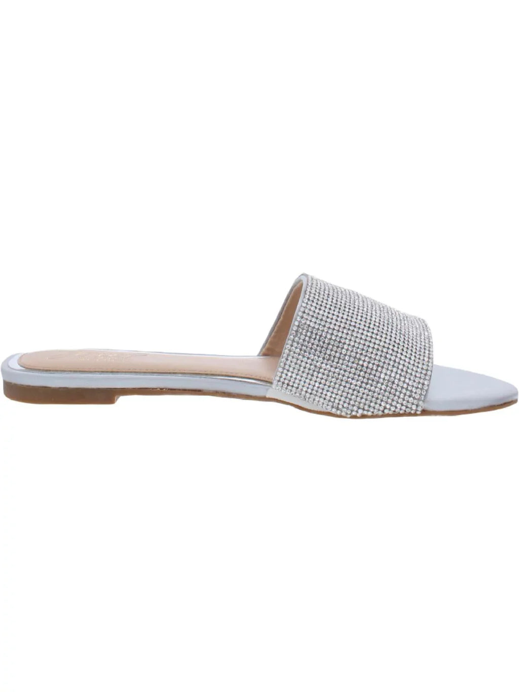 Jewel Badgley Mischka Womens Khaleesi Sizelip On Open Toe Sizelides